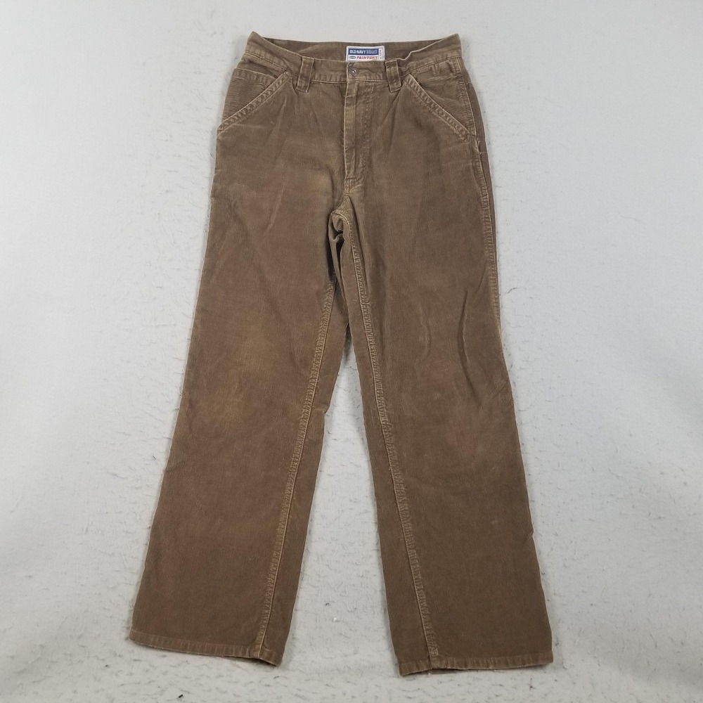 Old Navy Painter's Jeans Mens 30x32 Brown Relaxed Straight Corduroy Pants